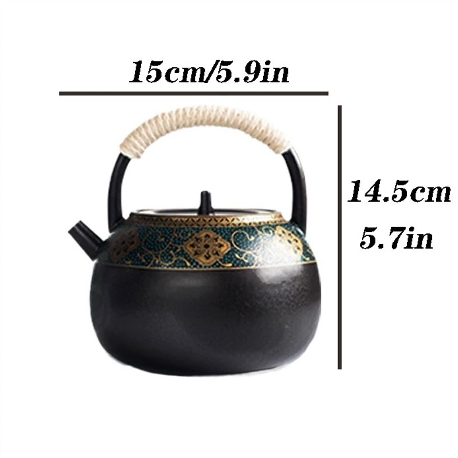 czajniczek 85 0ml Herbata herbaty domowa duża pojemność czajnik ceramiczny zestaw herbaty z filtrem delikatnym i trwałym garnkiem chiński czajniczek