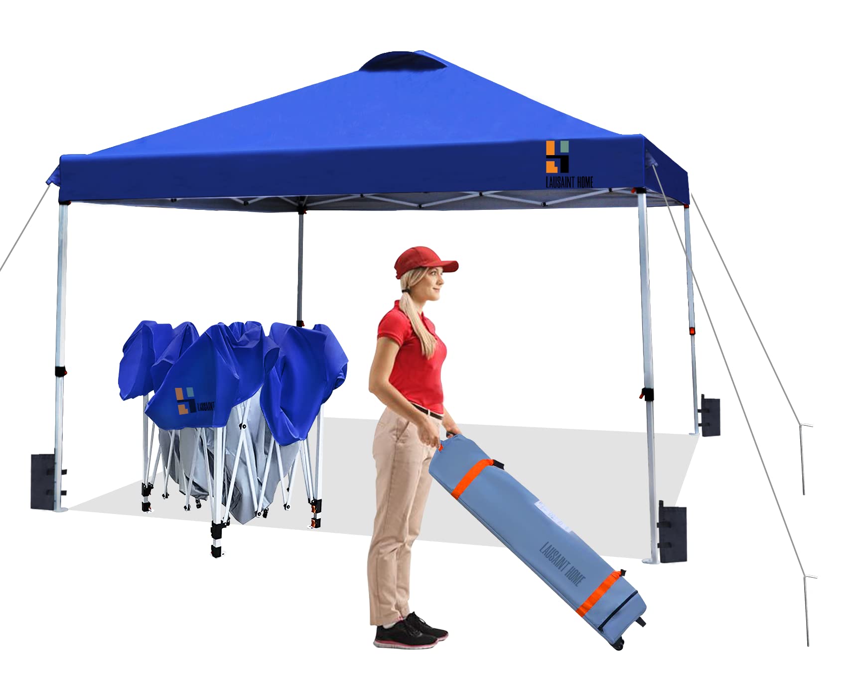 Buy LAUSAINT HOME Pop Up Canopy, Easy Setup Canopy Tents, Portable