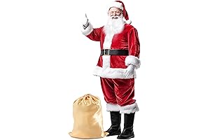 Men's Santa Claus Costume Suit - The Perfect Way to Spread Holiday Cheer!