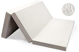 Milliard Queen Sized Folding Mattress; Tri-Fold Memory Foam