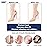 Heel Grips Liner Cushions Inserts for Loose Shoes Heel Pads and Metatarsal Pads for Shoes Too Big Women Men Prevent Heel Pain Blisters (Beige+Black)