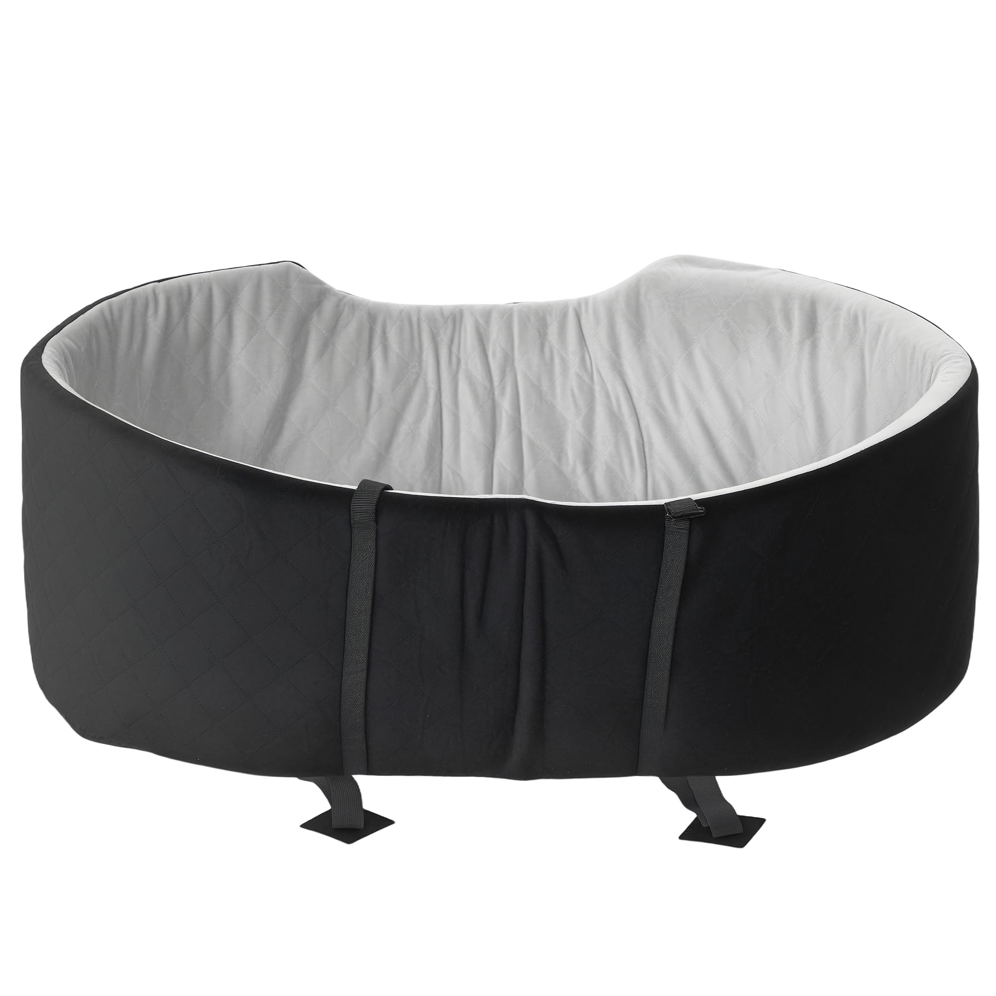 PawHut Siège Auto pour Chien avec Ceinture de sécurité et Fixation, siège de Voiture pour Chiens rembourré Confortable Portable jusqu'à 15kg, Panier Voiture pour Animal Coussin Amovible, Noir