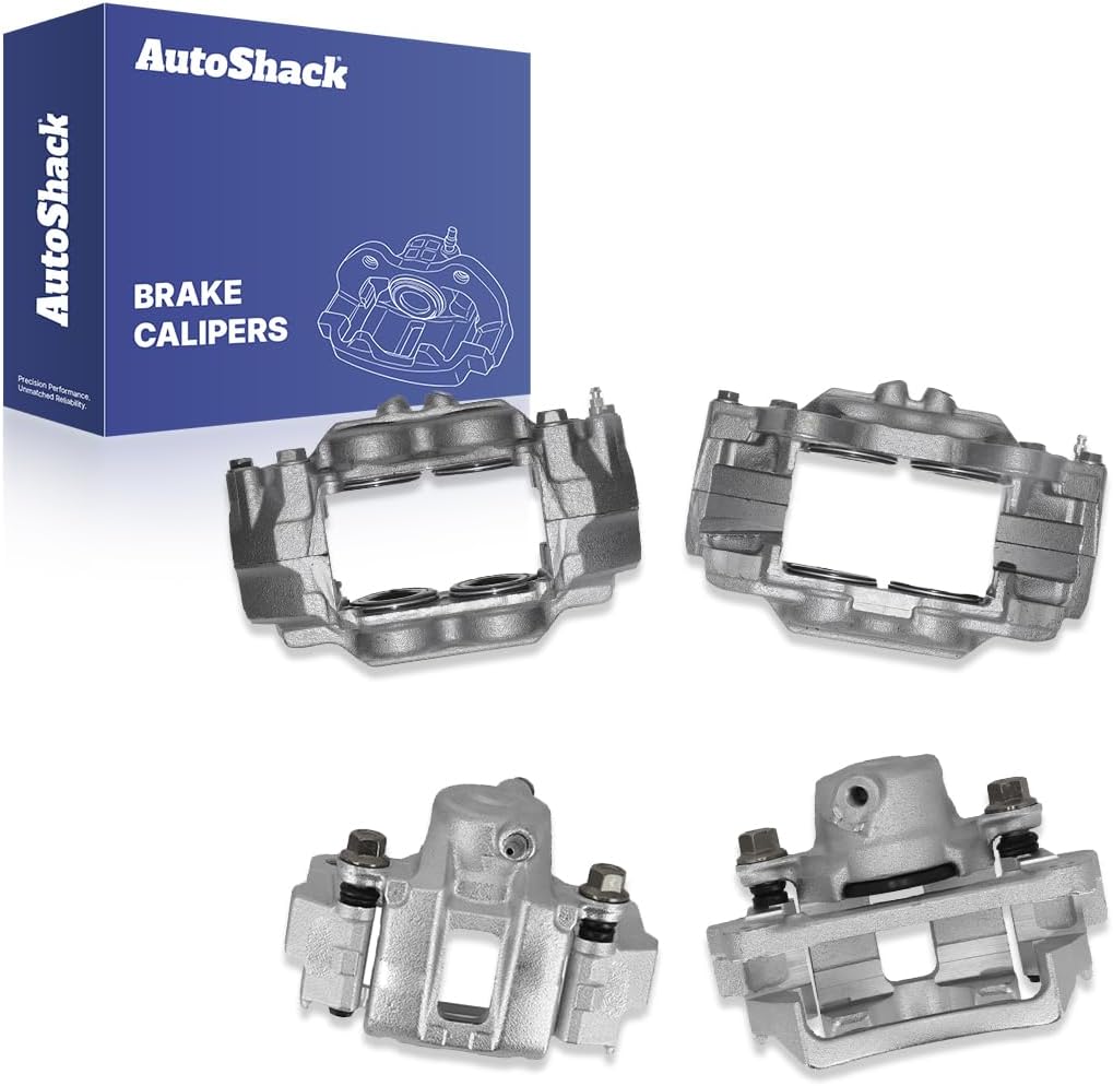 AutoShack Front & Rear Brake Calipers for Toyota & Lexus, 4Runner 2015-2023 GX460 2016-2023, AWD 4WD RWD V6 4.0L V8 4.6L