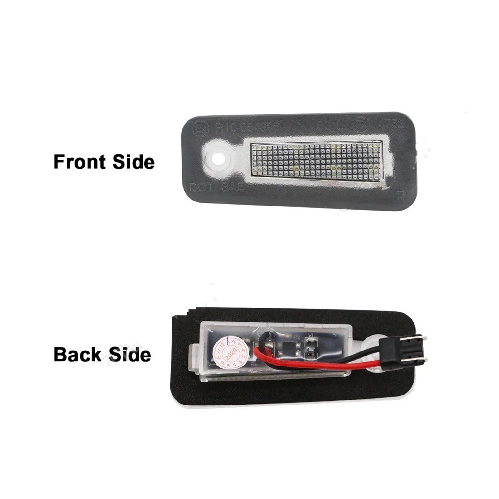Coche Lámpara Numero Para Chrysler 200 2015-2017 Luces LED De Matrícula Traseras Blancas 2 Unidades