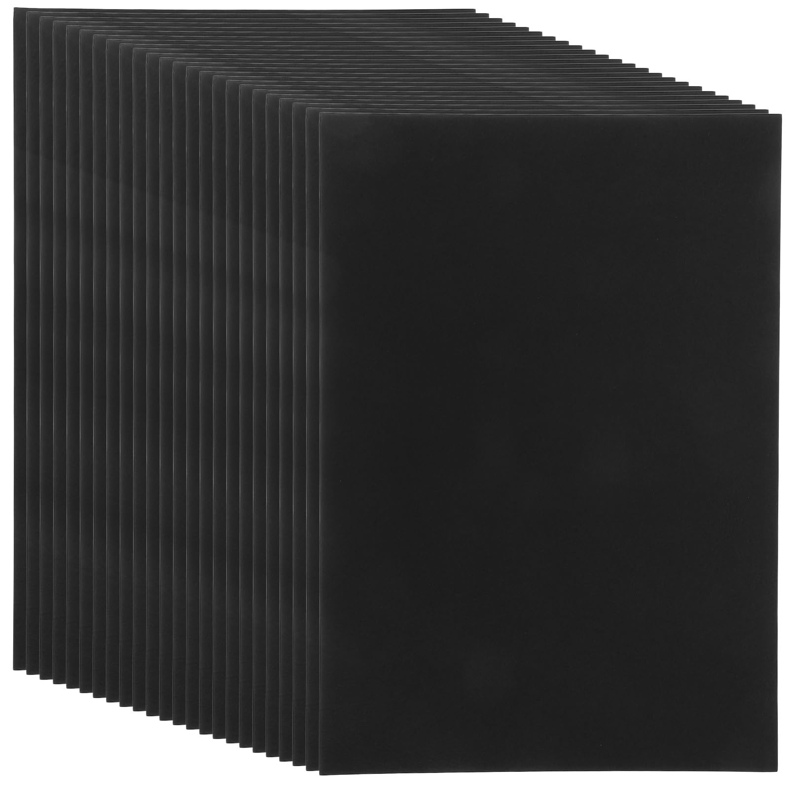 Ciieeo Cubiertas de Encuadernación de Papel A4 210x297 Mm, 100 Hojas Negras, Textura Piel, Protectores para Documentos y Carpetas, Material Resistente para Oficina y Papelería Escolar