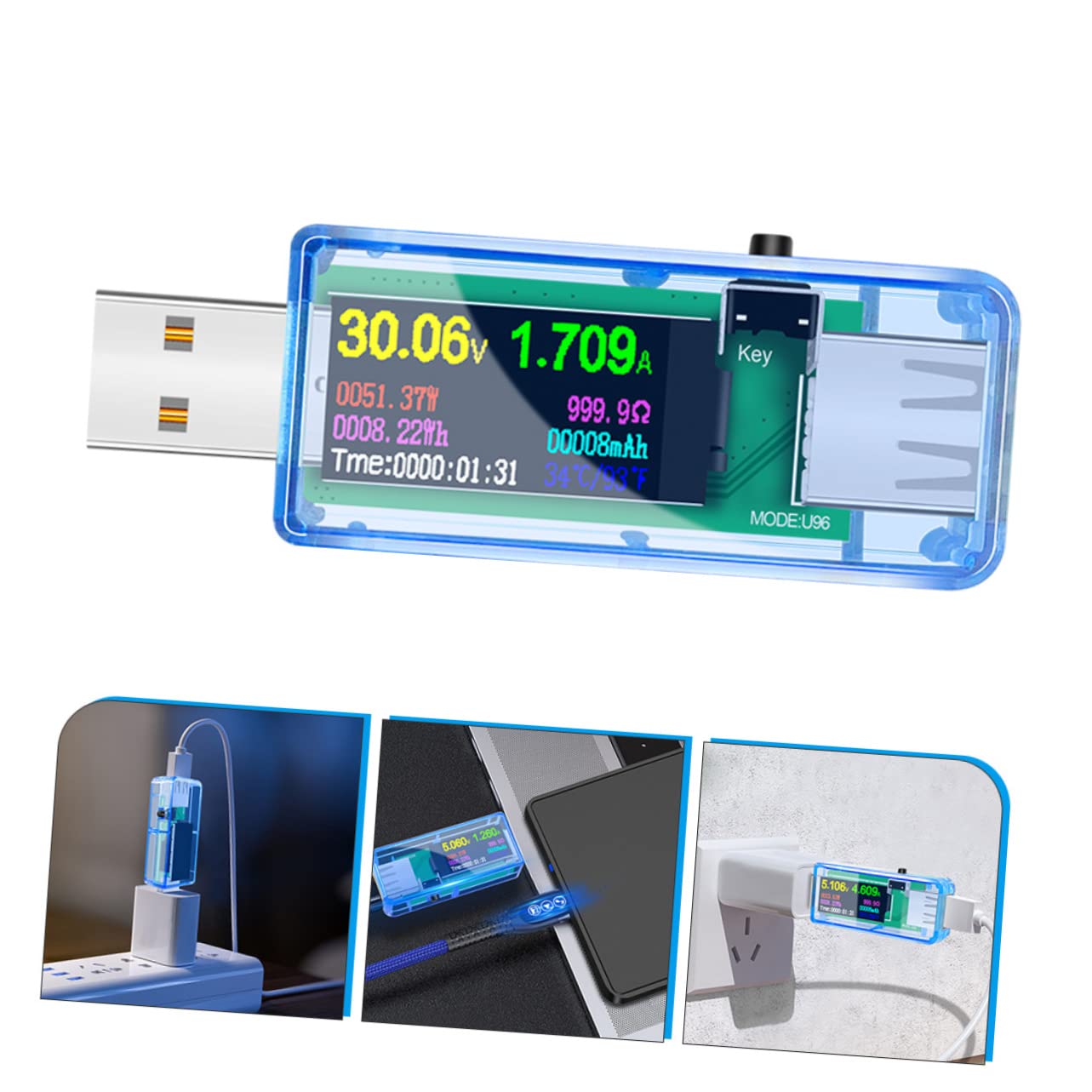 Housoutil 3 Stücke Digital Multimeter Spannung Tester Anzeige Spannung Kapazität