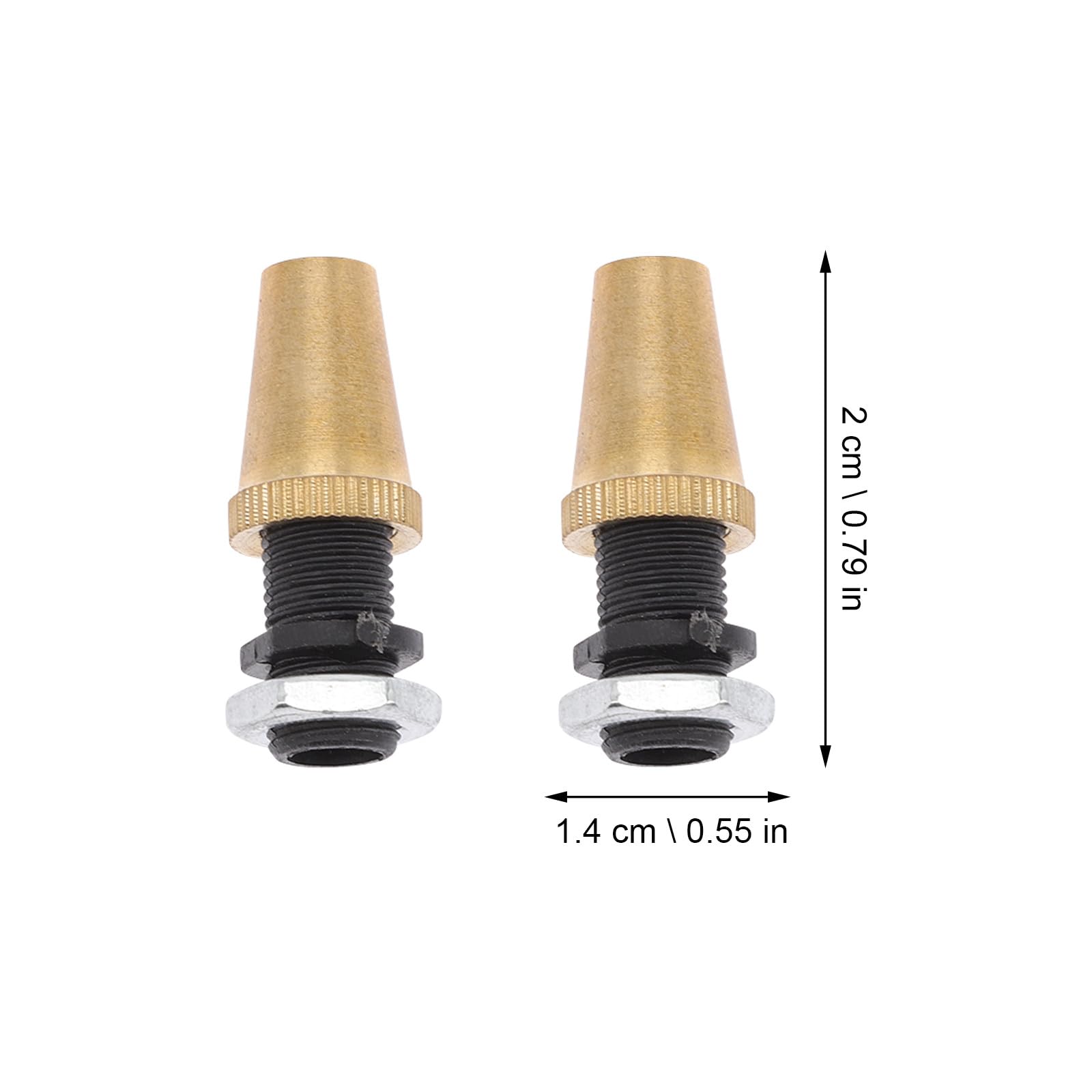 Presse-étoupe en Cuivre M10, Lot de 6, Suspendre Lumineuse Rétro, Protège les Fils, Montage Diy, Finition Or