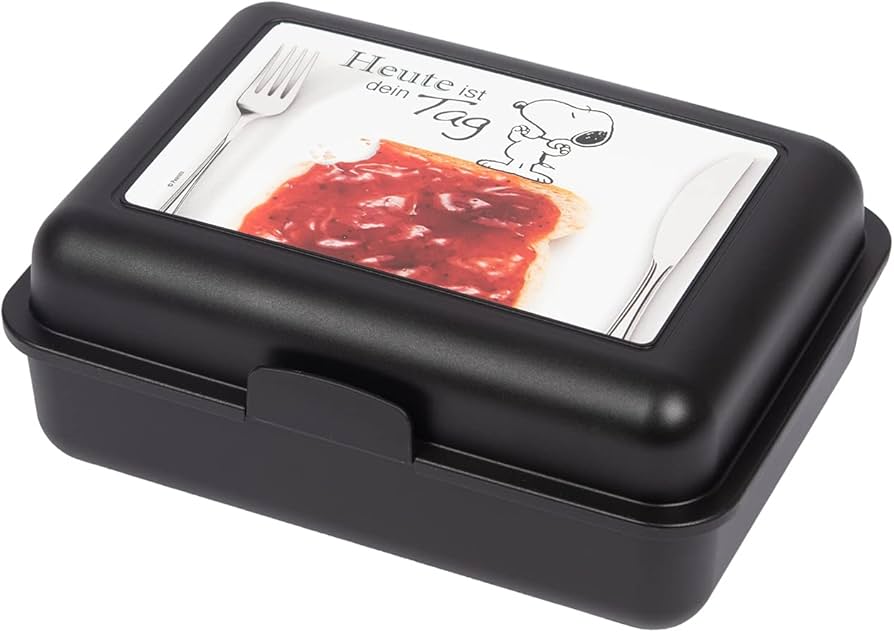 United Labels Peanuts Snoopy Collection - Contenitore Per Il Pranzo Con Divisorio, Colore: Grigio