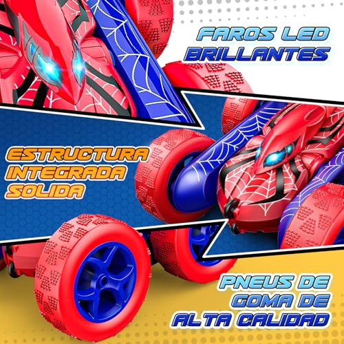 Miniatura 5 de Coche Teledirigido Niños 3 4 5 6 7 8 Años, 2.4ghz Monster Truck Juguetes Niños 3-12 Años, Camiones De Juguete Para Niños Regalo Niño 3-9 Años, Coche Rc Regalos Para Niños, Coches Para Niños