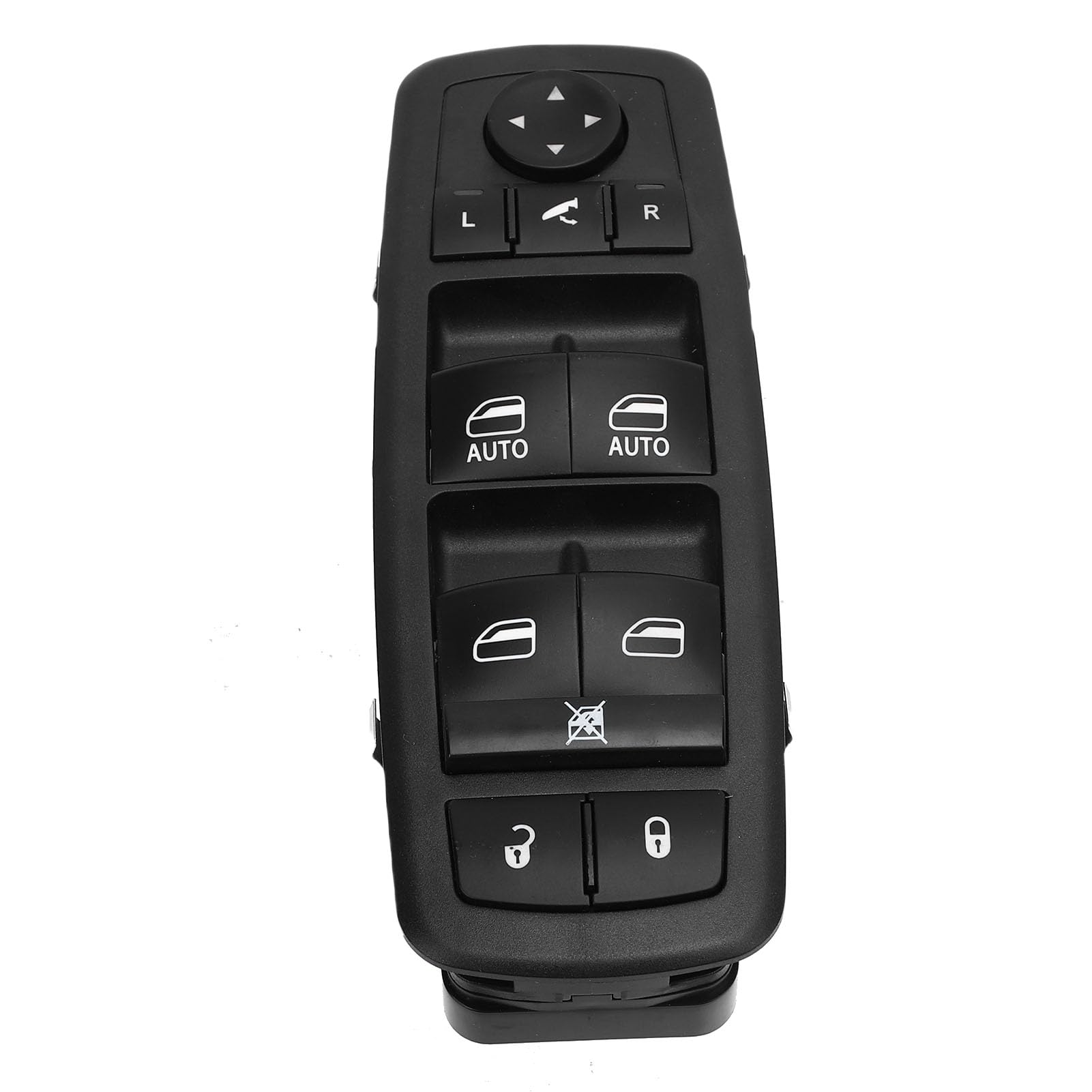 Drfeify Master Power Window Control Switch, ABS Driver Side Window Control Switch, 11 Pins OEM 68184803AA 68184803AB, Replacement for Grand Cherokee 2014 2018