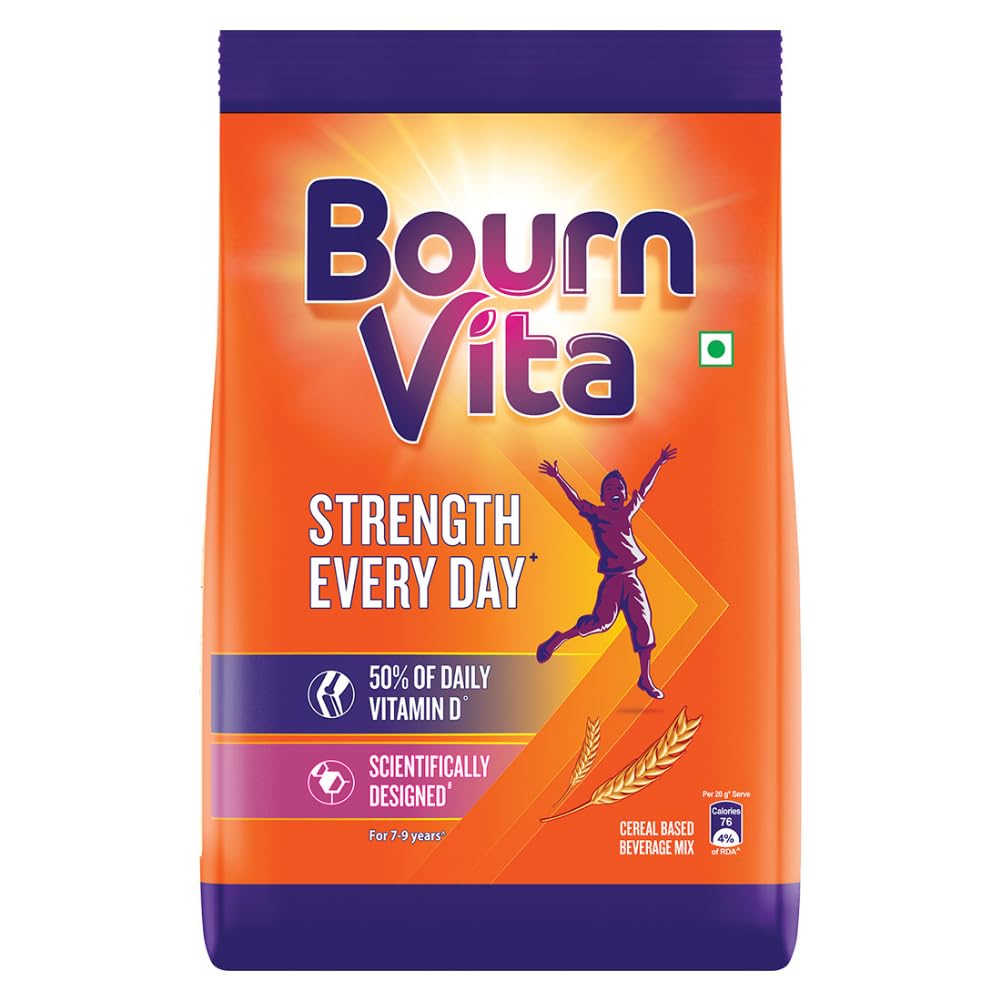 Bournvita Chocolate Nutrition Drink, 500 g Pouch