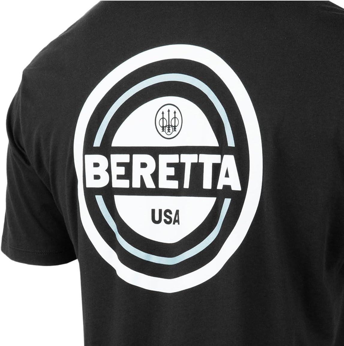 Beretta Men's USA 2.0 Durable Comfortable Fit Ribbed Crew Neck Logo Print Short Sleeve Active T-Shirt with Double-Needle Hem - Image 6