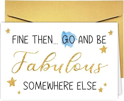 Funny Leaving Card for Him Her, Goodbye Retirement Going Away Card for Coworker, Farewell Goodluck Cards New Job Gift for Coworker Colleague Friend Leaving.