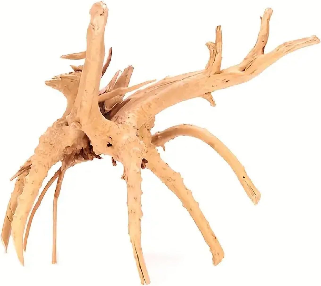 SEDLAV Driftwood for Aquarium and Reptile Branches Wood Trunk - Aquarium Decorations, Office Decor, Low Maintenance, 18-24 Hand-Crafted Painted Wood