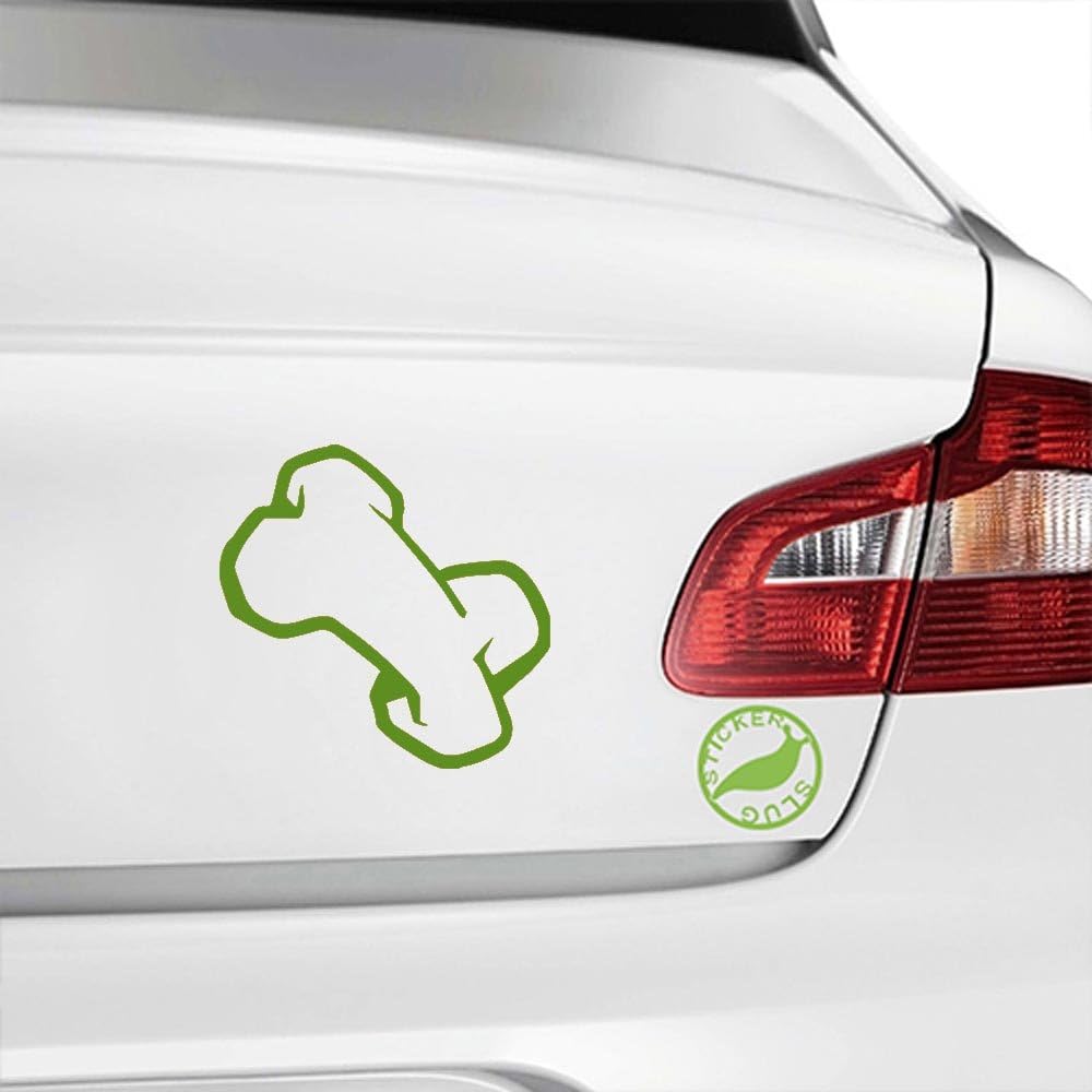 Amazon.com: Dog Bone Decal Sticker (lime, 8 inch) Lime : Automotive