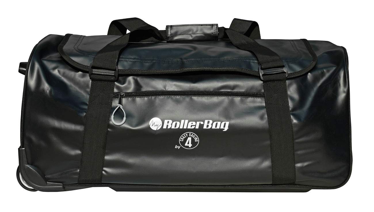 crazy4sailing Rolltasche PVC schwarz Segeltasche, Größe:75 Liter