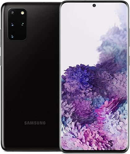 Samsung Galaxy S20+ 5G - Teléfono celular Android desbloqueado de fábrica 128 GB de almacenamiento Negro cósmico (renovado)