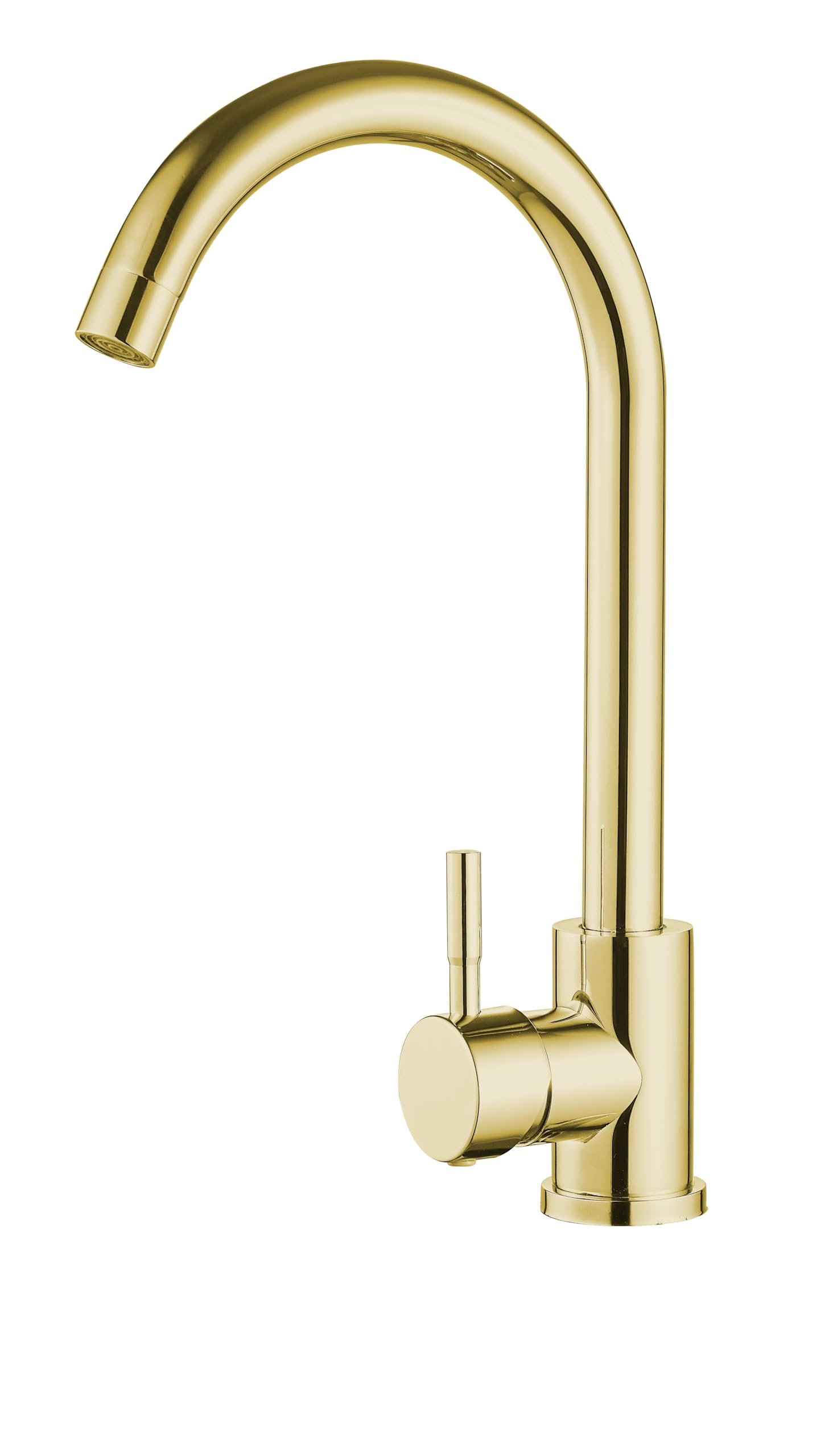 Faizee Home | Granitspüle 75×45 cm – Küchenspüle mit Abtropffläche | Granit Einbauspülbecken für Unterschränke ab 45 cm inkl. Siphon-Set & Armatur Genial Gold | Farbe Grau