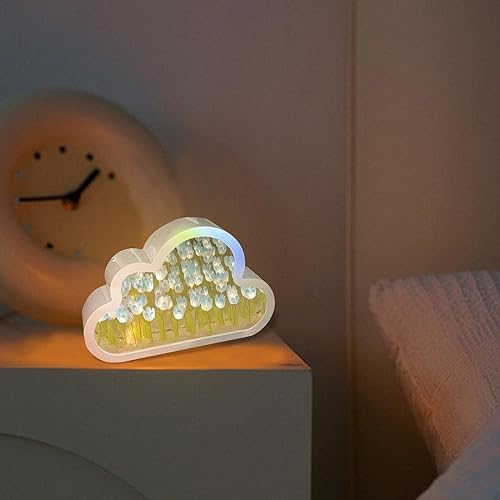 Miniatura 3 de Luz nocturna  Simulación de nube para dormitorio, lámpara de mesa para dormir  Lámpara de nube 2 en 1 Luz nocturna LED  Decoración del hogar