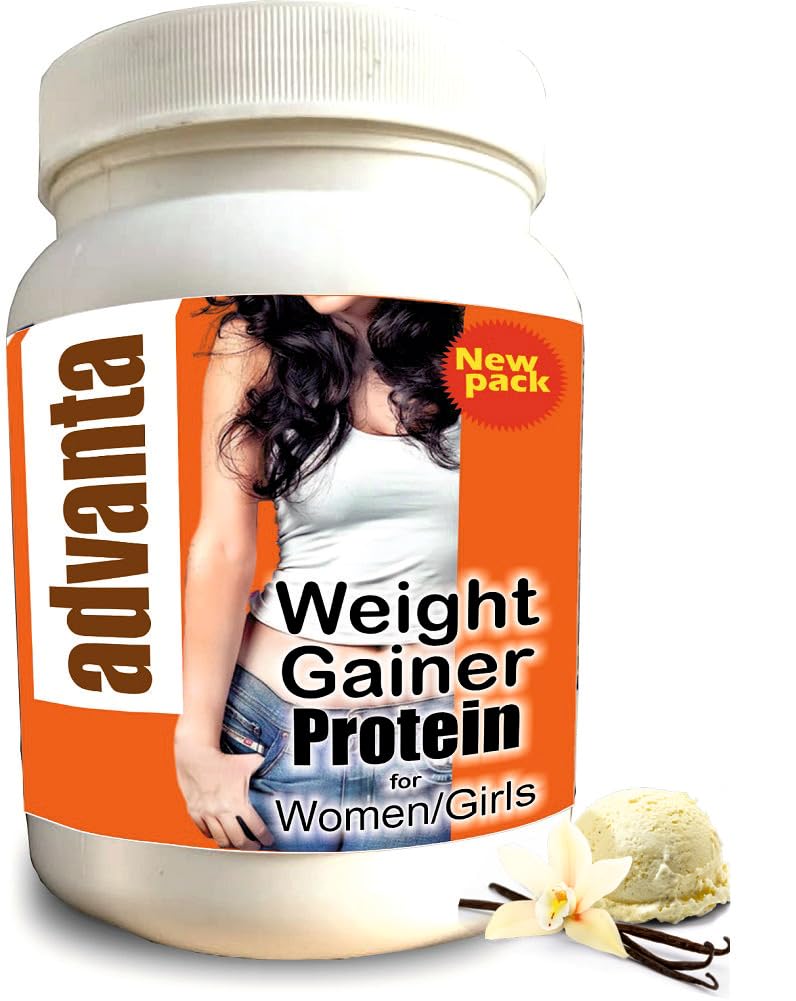 Advanta Women Weight & Mass Gainer Protein Powder – 1 kg Vanilla