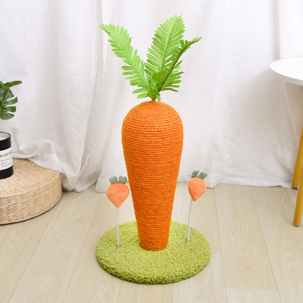 Griffoir pour chaton 27,9 cm Motif carotte Orange