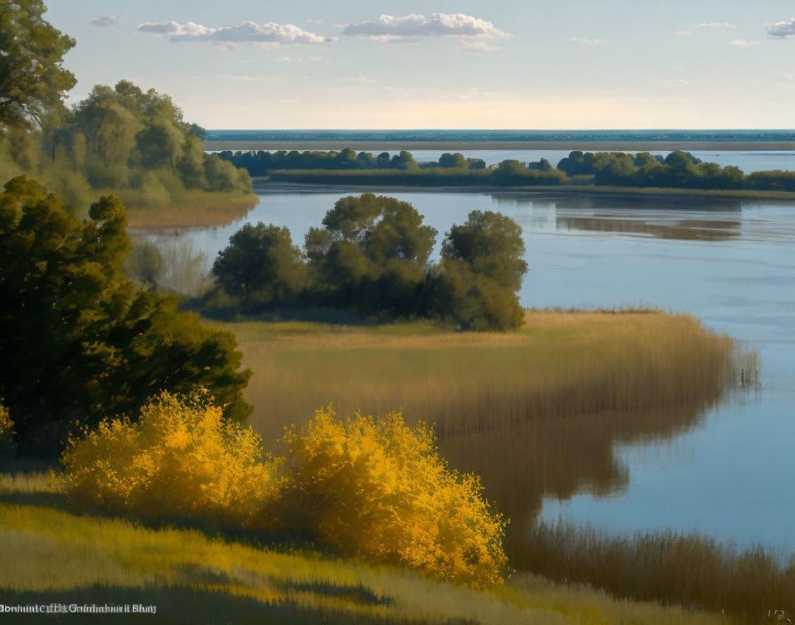 Affiches sur toile de rivière 58x90 cm panoramique SERENDIPITP