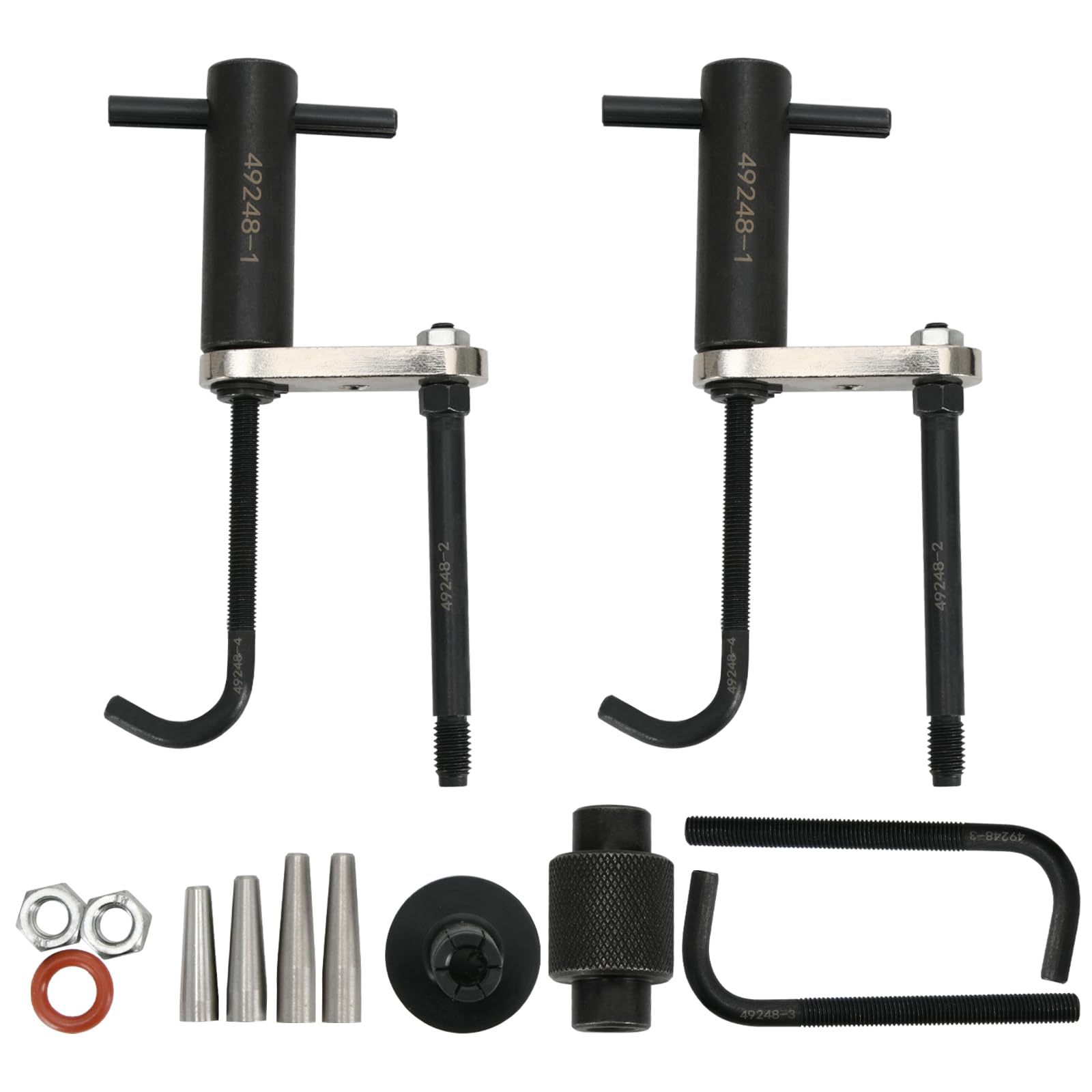 6706 Fuel Injector Rail Assembly Remover EN-49248 &amp; GM245 Fuel Injector Seals Tools Fit for 2007-2014 GM Chevy Silverado Cadillac Direct Injection Engines 2.0L 3.6L 5.3L 6.2L