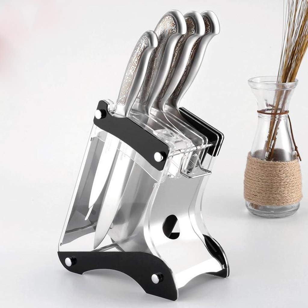 MRKU Supporto portacoltelli da Cucina, Solo portacoltelli in Vendita, Scomparto Libero Senza coltelli, Organizer Resistente per Accessori per Posate