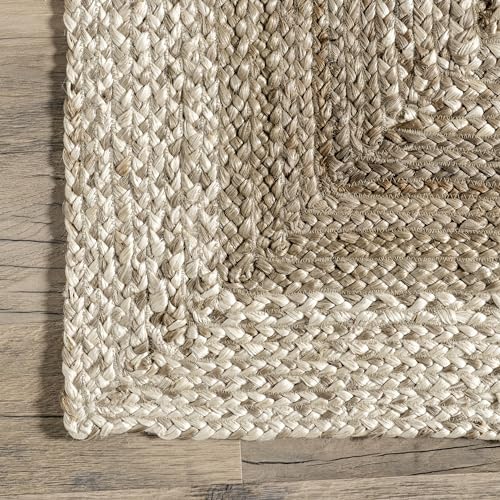 Tapete Oval Nuloom Charlene Natural 5x8 pies miniatura 4