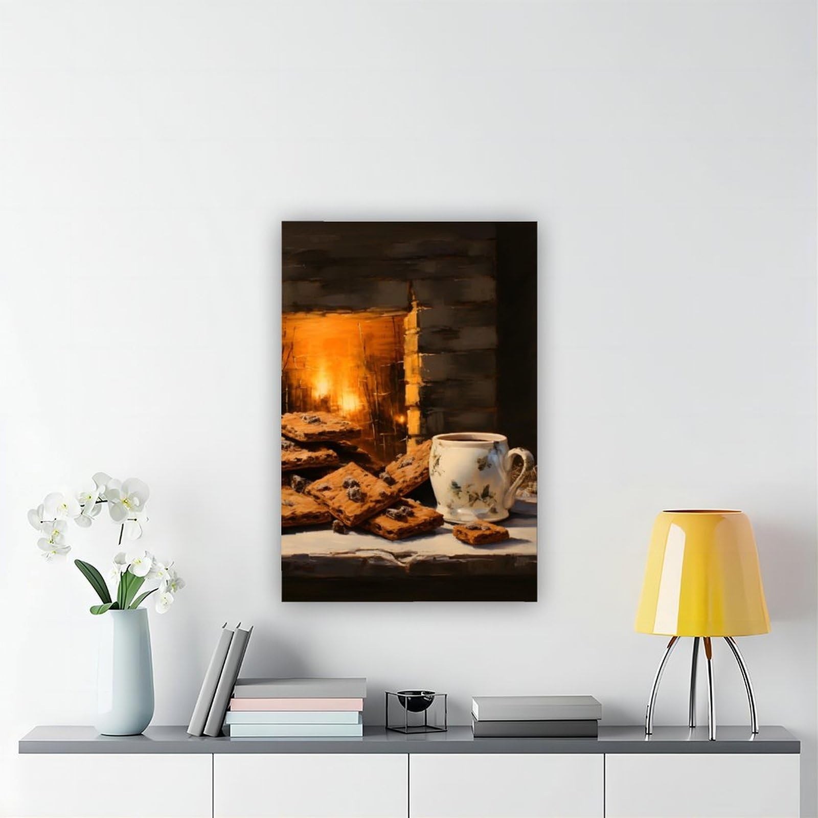 NEOHI Martwa natura 5 zabawy retro Boże Narodzenie estetyczne fajne płótno sztuka dekoracja ścienna plakaty dom bar restauracja garaż kawiarnia logo prezent 24 x 36 cali (60 x 90 cm)