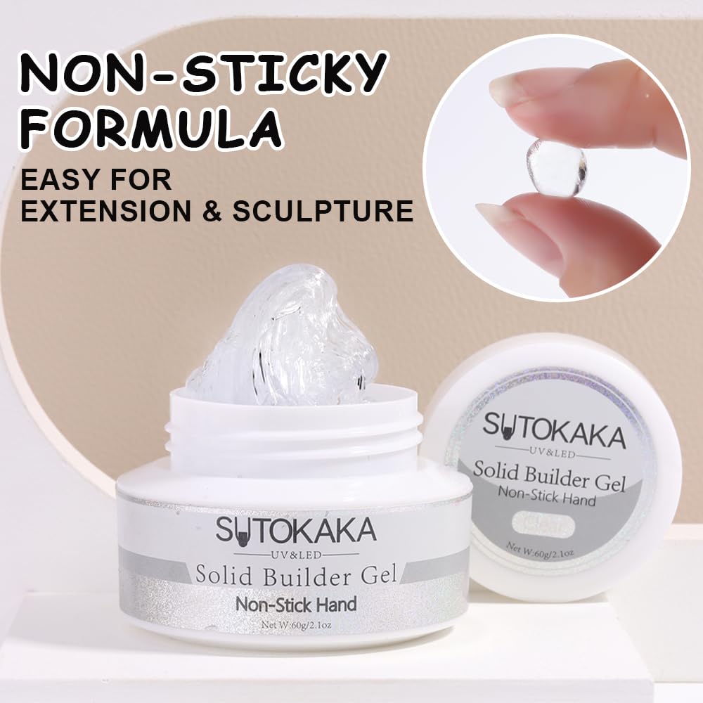 Amazon.com : SUTOKAKA Solid Builder Gel for Nails, 60g Large