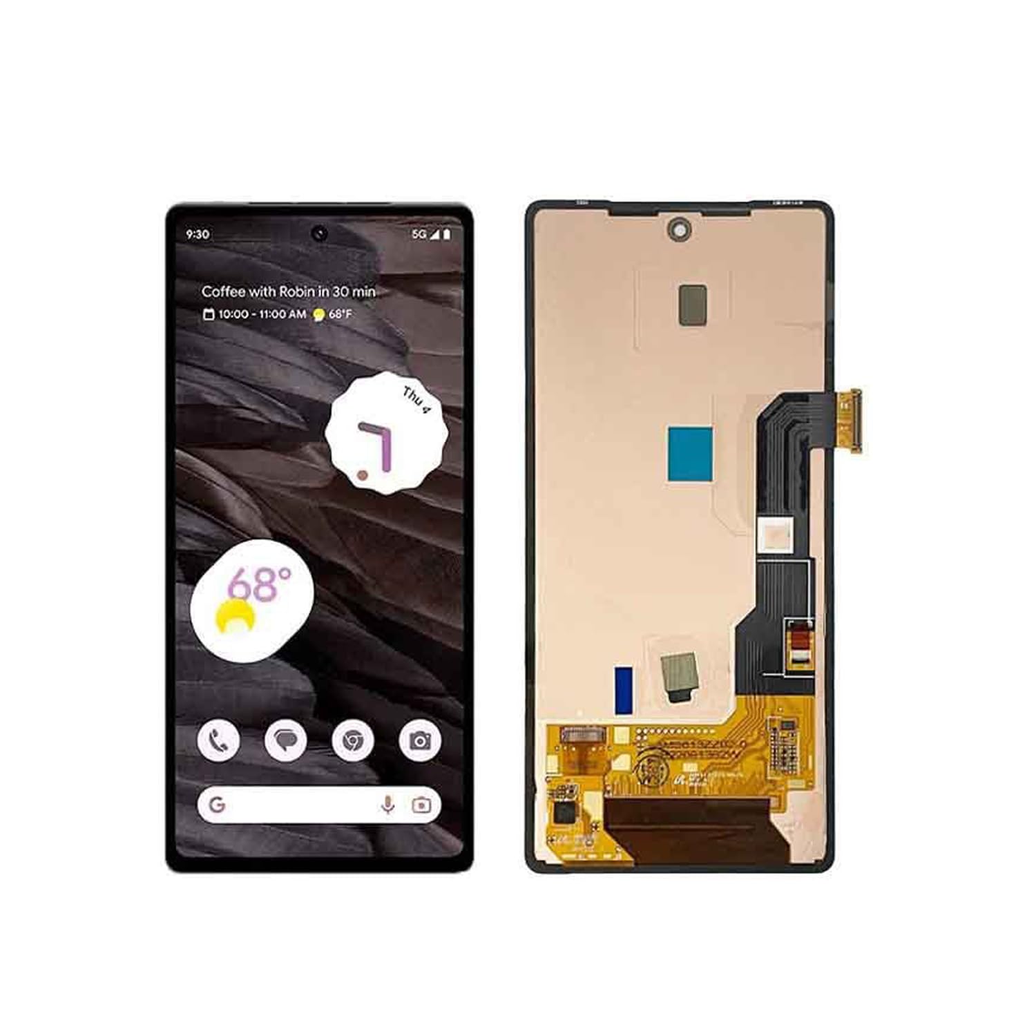 Amazon | For Google Pixel 7A 修理交換用フロントパネル Google Pixel