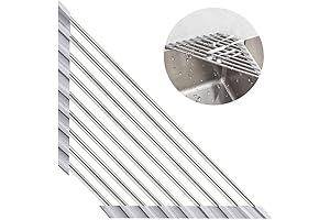 Roll-Up Corner Sink Drying Rack: Maximize Kitchen Space