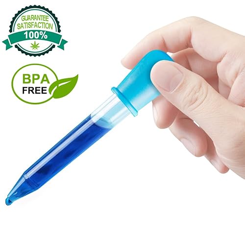 Miniatura 2 de SENHAI - 8 cuentagotas líquidos, pipetas de silicona y plástico de transferencia con punta de bombilla para aceite de caramelo, cocina, fabricación