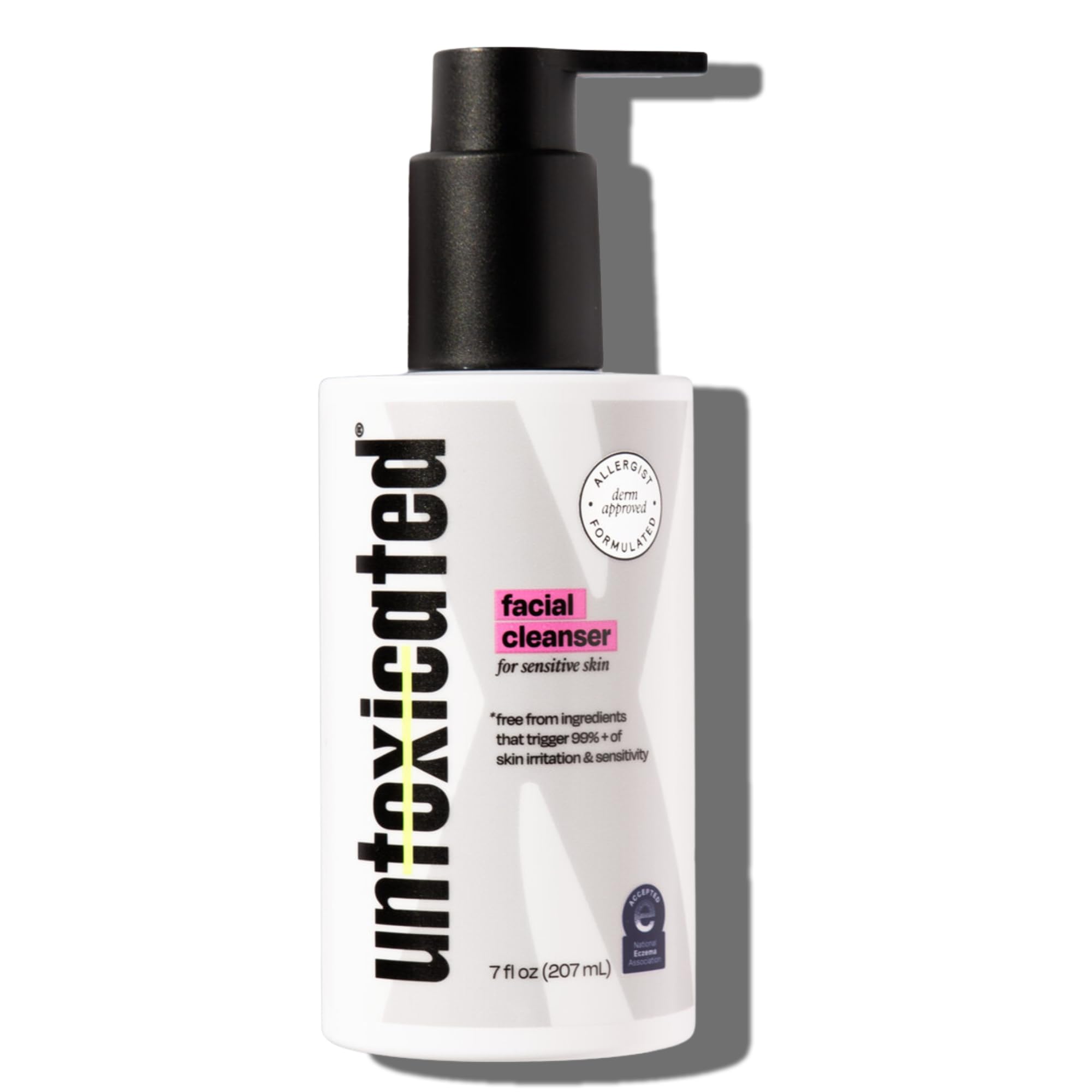 Face Wash - Gentle & Hydrating Face Cleanser for Sensitive Skin - Ceramides, Hyaluronic Acid & Glycerin - No Common Irritants - Non-Foaming - Soap Free - Fragrance Free - 7 Ounce