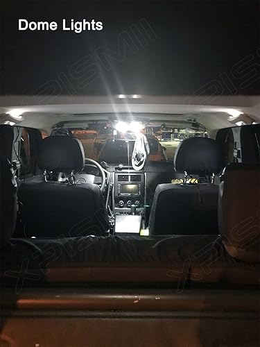 Miniatura 5 de Kit de 15 piezas de luz LED interior Grand Cherokee blanca de repuesto para Jeep Grand Cherokee 2011 2012 2013 2014 2015 2016 2017 2018 2019 2020,