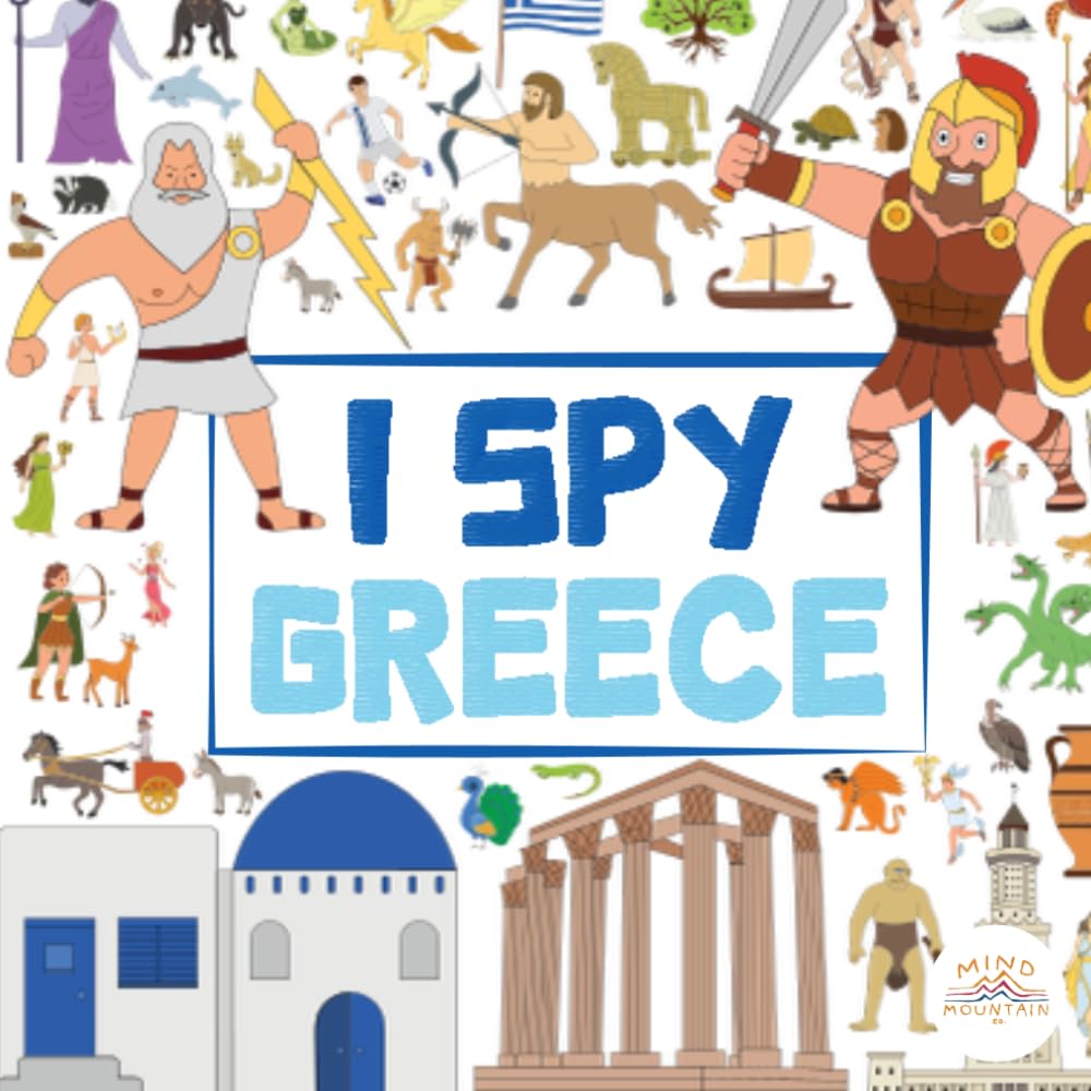 I Spy Greece: A Search-and-Find Adventure Through Myth, Nature, and Ancient Legends