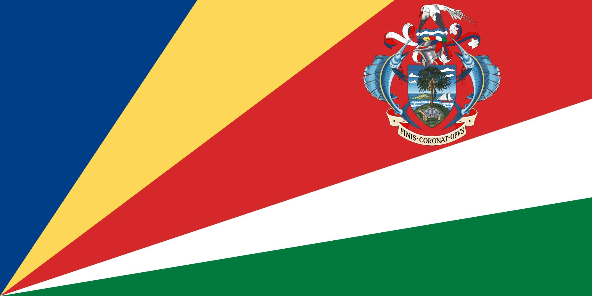 Drapeau Président des Seychelles grand format pour vos célébrations et événements extérieurs