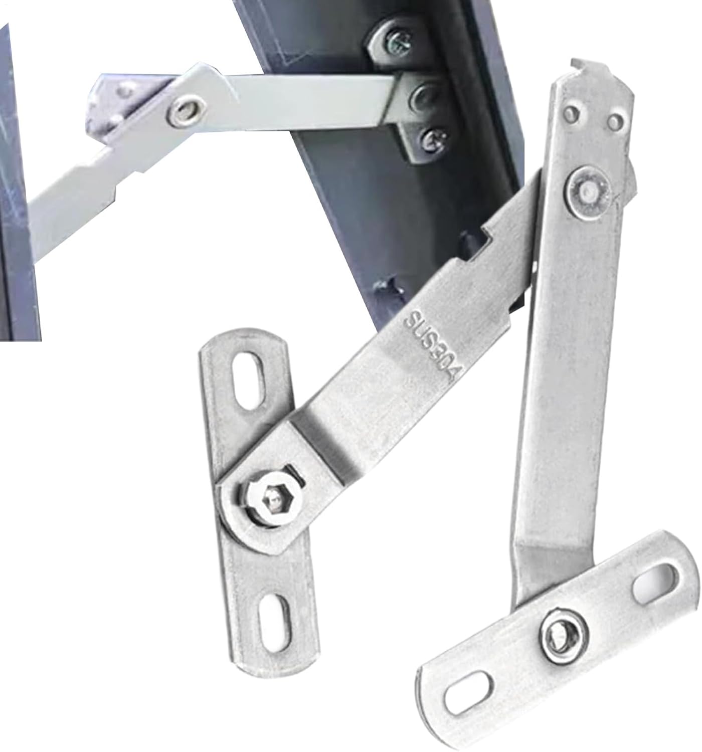 Casement Window Lock – Child Safety Latch Restrictor Guard, Stainless Steel Security Build, Durable Anti Rust Structure, Strong Locking Mechanism, Window Opening Control Device | Apartment Glass RV Pa