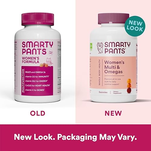 Miniatura 3 de SmartyPants Gomitas multivitamínicas para mujeres aceite de pescado Omega 3 (EPADHA) y gomitas multivitamínicas para adolescentes aceite de pescado