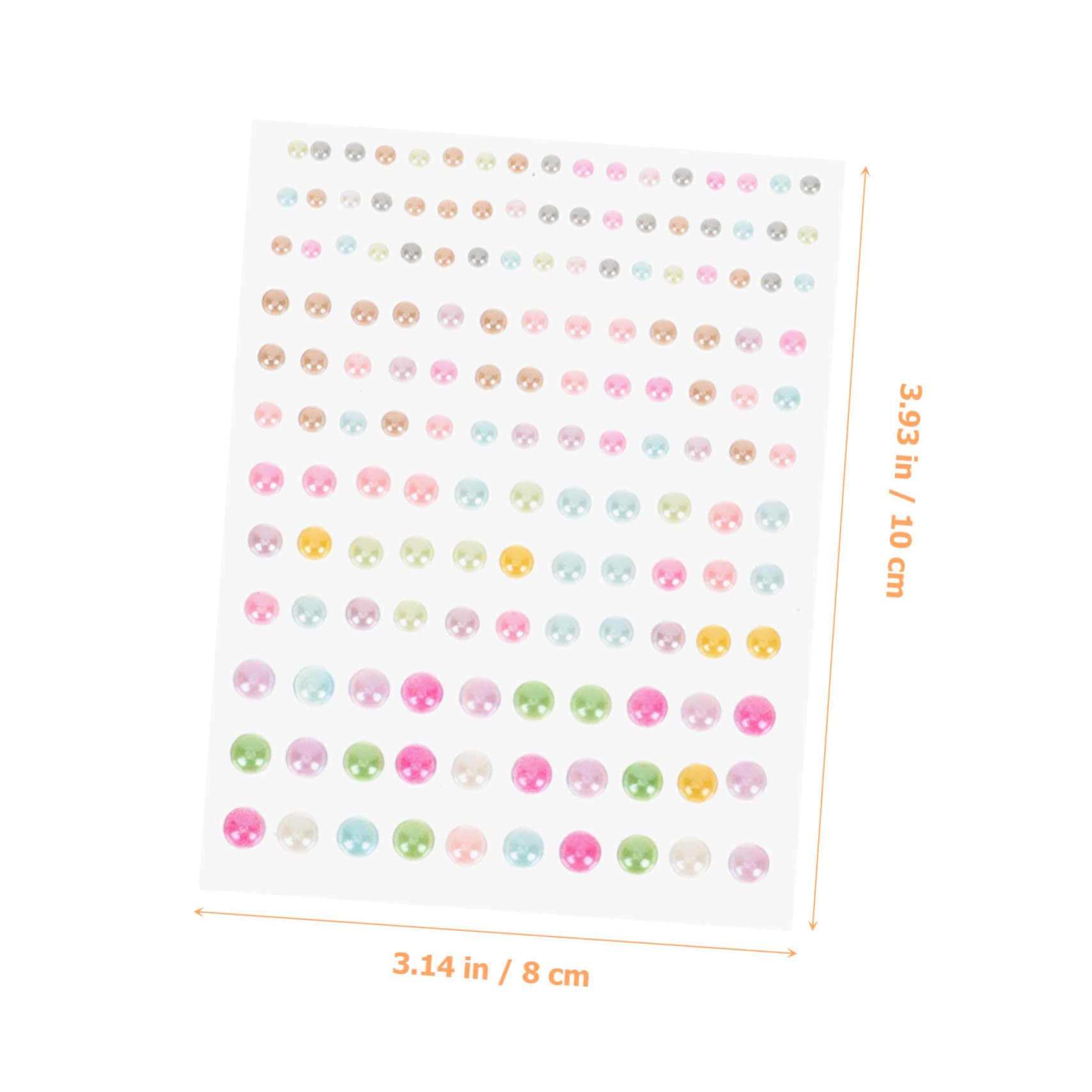 FRCOLOR 5 Set Di Adesivi Per Gioielli Adesivi Per Il Viso Per Gioielli Per Il Corpo Con Strass Per Unghie Viso Trucco 4 Fogli * 5