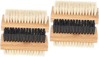 Abaodam 4 Pçs Escova De Unhas Escova De Unhas Escova De Limpeza De Unhas De Mão Escovas De Limpeza Escovas De Pedicure Escovas De Unhas Pés Purificador De Unhas Ct Limpador De Unhas