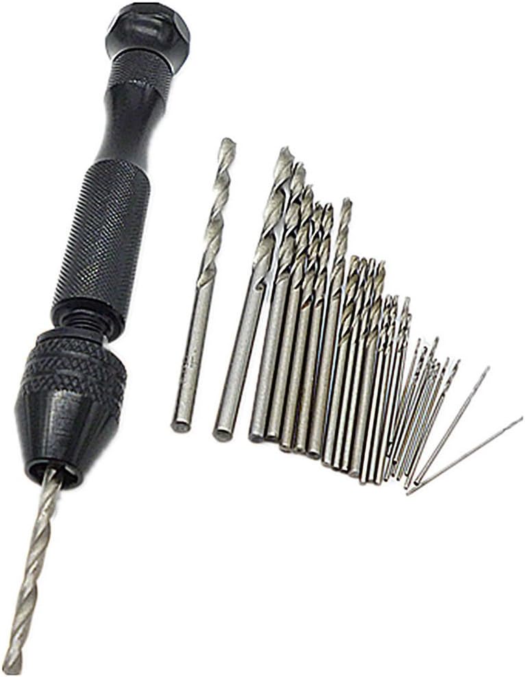 Nеw Arrіvаlѕ 20 Pcs Mini Micro Twist Drill Bits 0.5mm-3mm w/ Aluminum Hand Drill Keyless Chuck 60% оƒƒ Dіѕсоunt 20 Pcs Mini Micro Twist Drill Bits 0.5mm-3mm w/ Aluminum Hand Drill Keyless Chuck