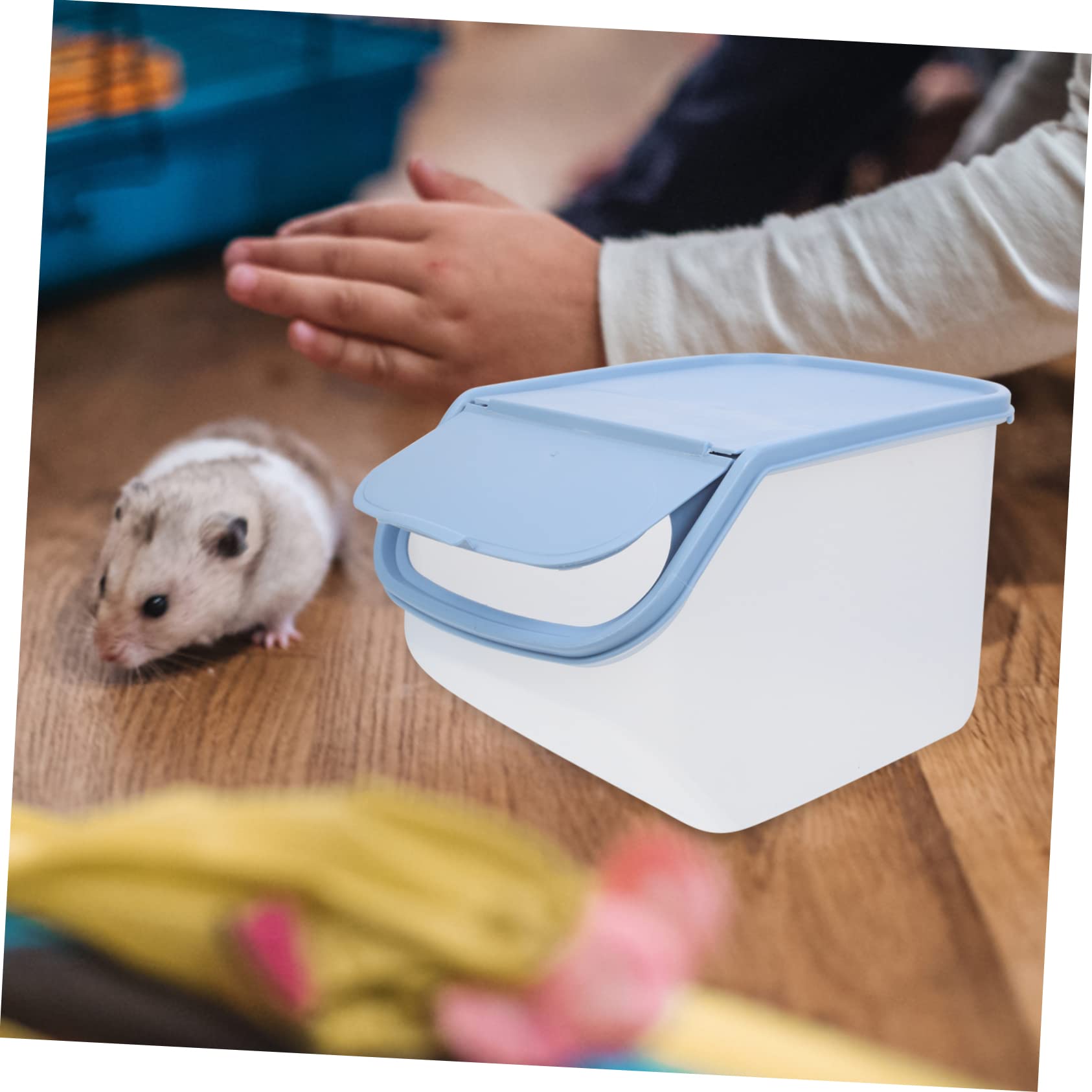 COLLBATH Stabile Hamster-badewanne Wiederverwendbare Sandbad-Box Für Kleintiere Kompakte Sandbadewanne Für Hamster Meerschweinchen Und Zwerghamster Für Spiel Ruhe Und Pflege