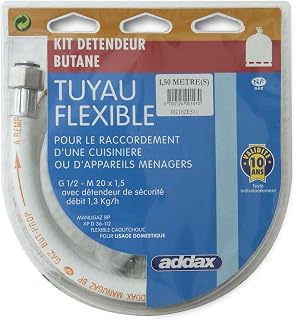 ADDAX Flexibles Kit Butane 1M5 + Detensur Marke
