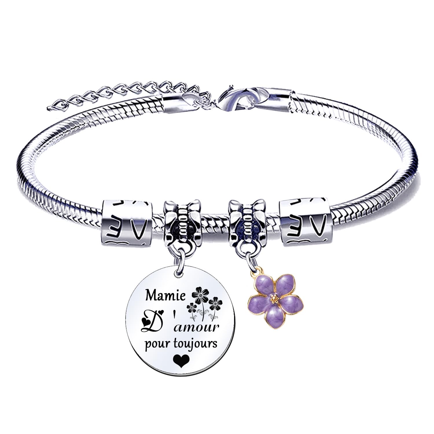 Regalo per festa della nonna, festa dei grandi mari, bracciale