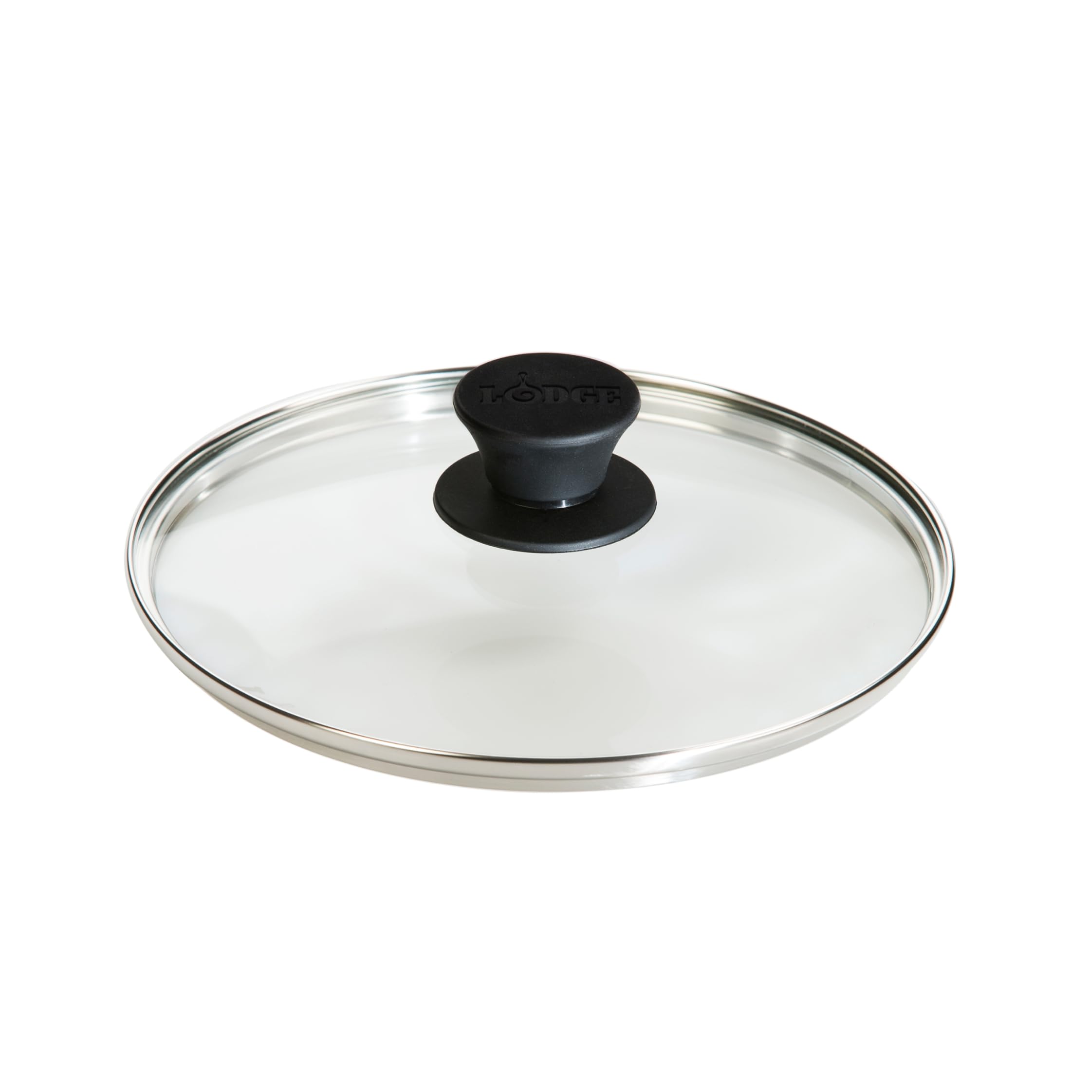 Lodge Round Tempered Glass Lid - Versatile Glass Lid for 8 Inch Skillets and Pans - Dishwasher Safe and Oven Safe up to 400°- 8 Inch