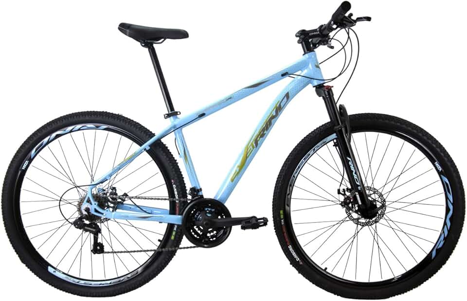 Bicicleta RINO EVEREST 29 Freio Hidráulico - Cambios Shimano 24v com Trava