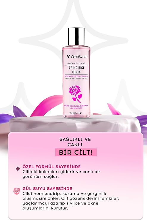 Gül Suyu Tonik Arındırıcı Ve Gözenek Sıkılaştırıcı Leke Karşıtı Tonik