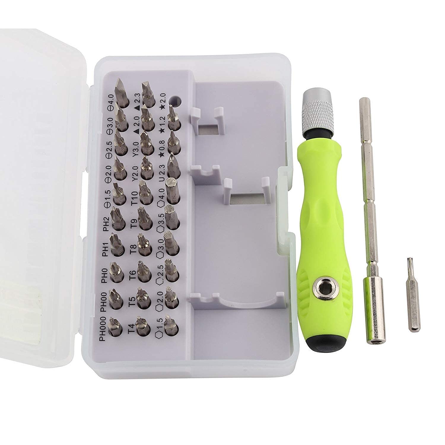 AMAFHH 32 In1 Multi-Bit Screwdriver Set | Ideal For Mobile, Laptop And PC Repairing | Alloy Steel Repair Toolkit Set | Comes Up With Magnetuc Connectors and Bits